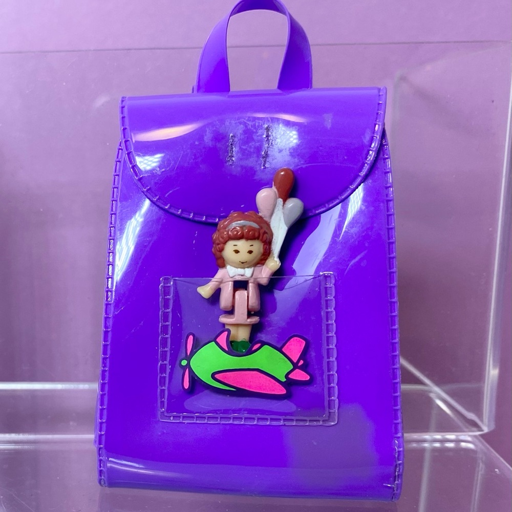Vintage Polly Pocket and Barbie Whitney doll backpack